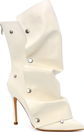 Yoki Slouch Foldover Boot in White at Nordstrom Rack, Size 7.5