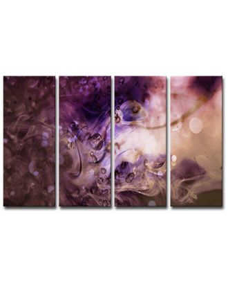 Ready2HangArt Ready2hangart Glitzy Mist Viii Wrapped Canvas Wall Art By Tristan Scott