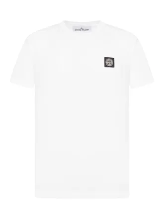 Stone Island SHORT-SLEEVE T-SHIRT WITH COMPASS PATCH - Stone Island - Man