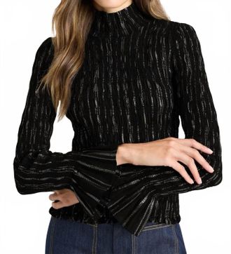 Cinq &agrave; Sept Knit Cooper Top In Black