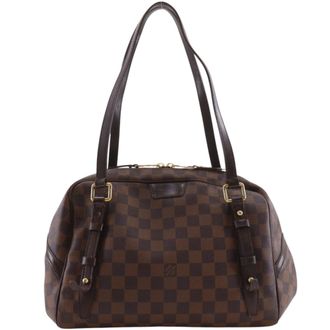 Louis Vuitton Damier Brown Damier Canvas Tote Bag (Pre-Owned)