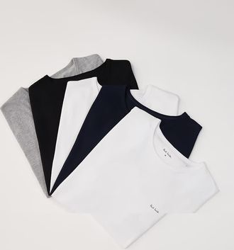 Paul Smith Confezione da 5 T-shirt vestibilit&agrave; classica multicolore