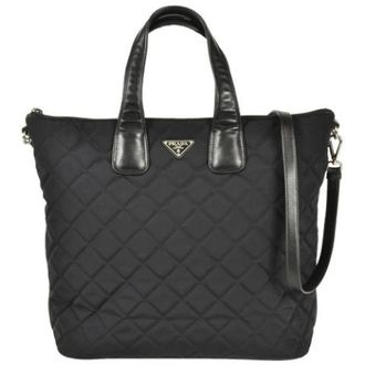 Prada Pre-owned Bn2149 Tote bag - unisex - Prada Vintage - Vintage Tote Bags - Black - ONE SIZE - Pre-owned