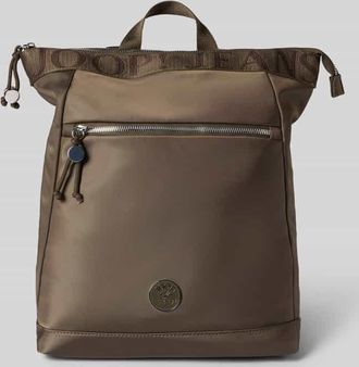 Joop JOOP! Jeans Rucksack mit Logo-Stitching Modell Lietissimo in Khaki, Größe 1