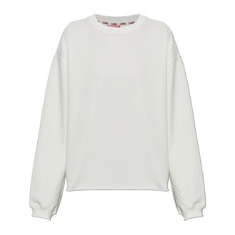Diesel Patricia-D-Core Sweatshirt - Dames - Sweatshirts - Wit - XS - Katoen - Hoodies & sweatvesten