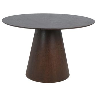 Moloo de comedor redonda para 4 personas &oslash;120 cm nogal