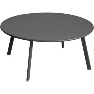 Hesperide Hesperide - Mesa Auxiliar De Jard&iacute;n Redonda Saona Antracita - 90 X 40 Cm - Hesp&eacute;ride