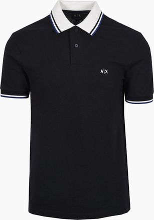 A|X Armani Exchange Mens ARMARNI EXCHANGE POLO SHIRT DEEP NAVY - Size: 44