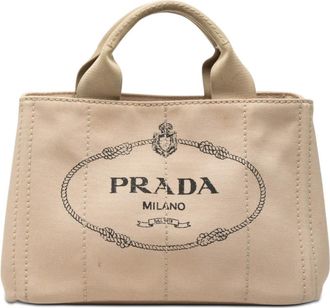 Prada Pre-owned Prada Small Canvas Canapa Logo Tote Ladies X5ZW2N0T293FNX83