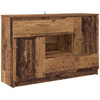 vidaXL Sideboard with Drawer Old Wood 100 x 30 x 65.6 Engineered Wood vidaXL