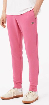 Lacoste Mens Slim Fit Organic Cotton Joggers - Pink - Size: 37/36/32