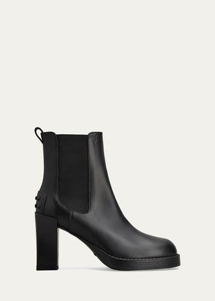 Tod's 80mm Leather Chelsea Boots