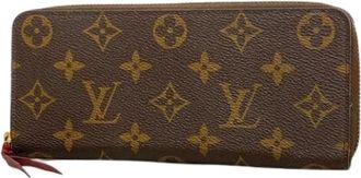 Louis Vuitton Pre-owned Wallets, female, Brown, Size: ONE SIZE Pre-owned Long wallet (bi-fold)