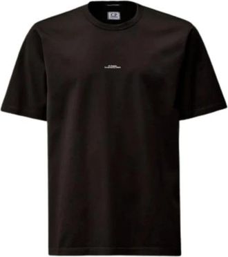C.P. Company Zwarte Metropolis Serie T-shirts en Polos - Heren - T-shirts - Zwart - 2XL - Tops