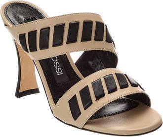 Sergio Rossi SR Tideup Leather Sandal