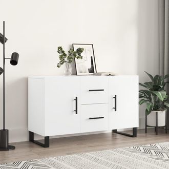 Berkfield Home Sideboard White 100x36x60 cm Engineered Wood | Size: 100 x 36 x 60 cm