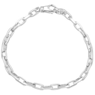 Pompeii3 Mens Link 14k Gold (19gram) or Platinum (30gram) 3mm Bracelet 8.5