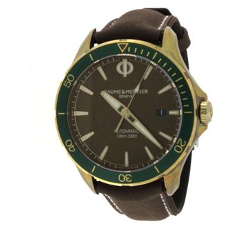 Baume & Mercier Automatisch Bronzen Clifton Club Horloge - Dames - Horloges - Bruin - ONE Size - Accessoires