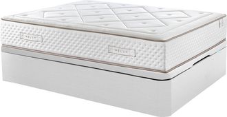 RELAX Colch&oacute;n Muelles Ensacado Gaviota Oro 31 Cm Visco-grafeno + Canap&eacute; Abatible Relax 3d Gran Capacidad Altura 32 Cm Blanco - 105x190 Cm