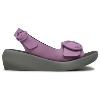 FLY London BERK754FLY Brooklyn Leather Womens Comfort Sandals - UK 6 - US 8-8.5 Women - EU 39 - Pink - Size:UK 6