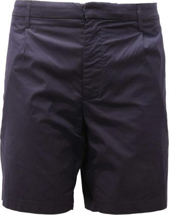 Dondup Blauwe Bermuda Shorts Fergus Model - Heren - Korte Broeken - Blauw - W38 - Katoen - Korte Broeken