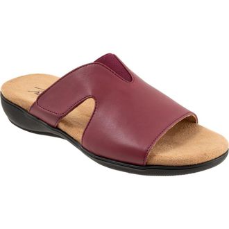 Trotters Roxine 2.0 Slide Sandal - Multiple Widths Available in Cherry at Nordstrom, Size 10.5