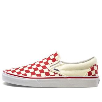 Vans Classic Slip-On Checkerboard Red VN0A38F7P0T