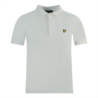 Lyle & Scott Heren Logo Poloshirt (Wit)