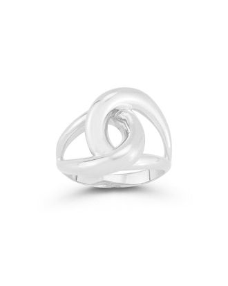 Chloe and Madison Chloe And Madison Silver Bold Knot Ring