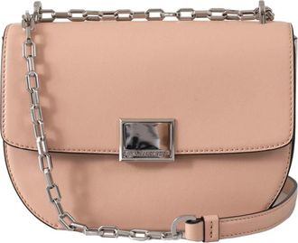 Karl Lagerfeld Crossbody Tas Forever - Dames - Schoudertassen - Roze - ONE Size - Leer - Tassen