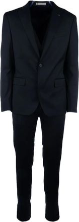 Corneliani Pak met enkele rij knopen - Blauw