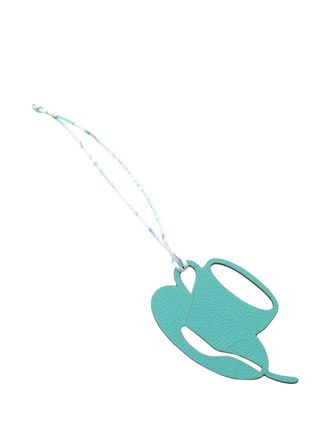 Herm&egrave;s Ciondolo per Borsa Petite Ash anni 10 - Verde