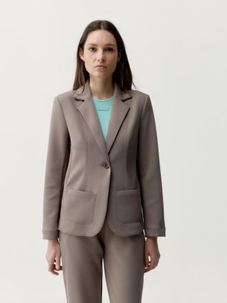 Born Living Yoga Blazer Lyssa Taupe