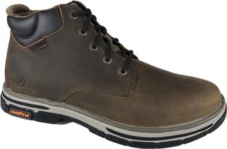 Skechers Veterschoenen - Heren - Veterlaarzen - Bruin - 41 EU - Schoenen
