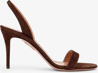 Aquazzura Sandali So Nude in suede - AQUAZZURA - gender_Woman