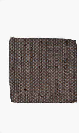 Dsquared2 Patterned Silk and Cotton Pocket Square size Unica