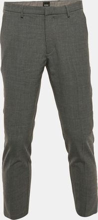 HUGO BOSS Boss By Hugo Boss Grey Crepe Formal Trousers