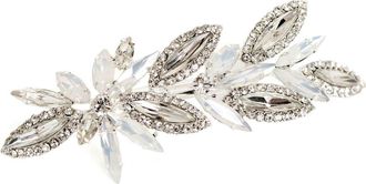 Brides & Hairpins Michal Opal & Crystal Hair Clip in Silver at Nordstrom