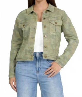 Dear John Denim Ainsley Jacket In Riviera Camo