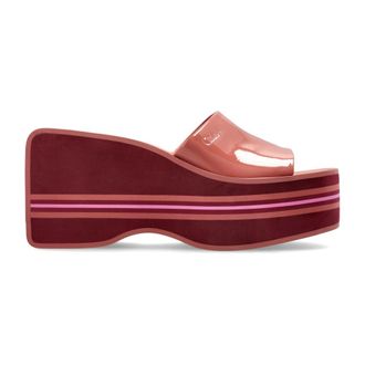 Chlo&eacute; Wedges, female, Pink, Size: 7 US Wedge Sandals Swimming Cool