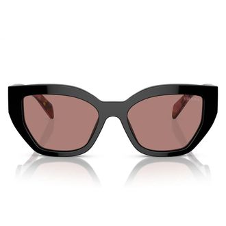 Prada Sunglasses Pra09 S 12 O10 D Black/Light Brown Unisex