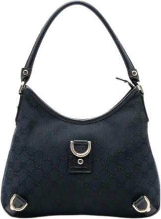 Gucci Pre-owned Shoulder Bags, female, Black, Size: ONE SIZE Pre-owned Vintage Shoulder Bag
