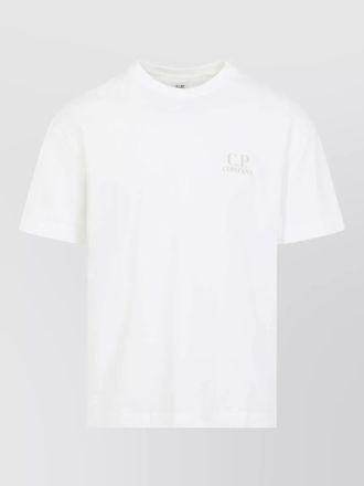 C.P. Company logo cotton crew neck short sleeves