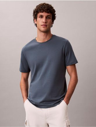 Calvin Klein Mens Supima Cotton Crewneck T-Shirt - Blue - 2XL