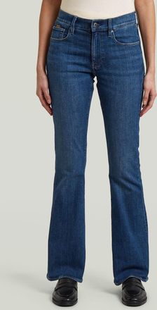 G-Star 3301 Flare Jeans - Donkerblauw - Dames