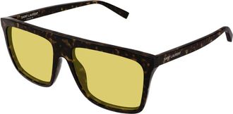 Saint Laurent Sunglasses, unisex, Brown, Size: 59 MM SL 904 Sunglasses