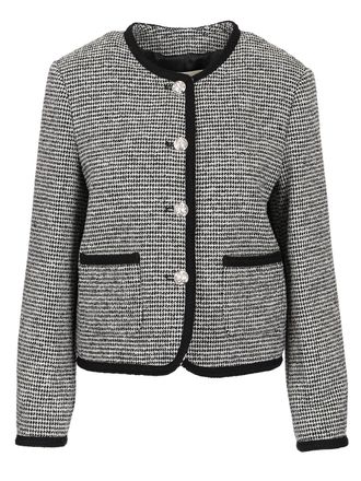 Dunst Boucle Tweed Jacket Giacche Grey-Donna
