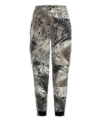 Cambio Womens Cargo Trousers In Jungle Print