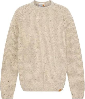 Timberland Ronde hals Truien - Heren - Ronde hals truien - Beige - M - Wol - Truien & Vesten