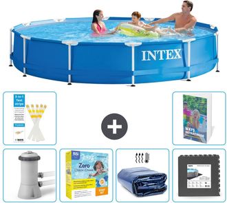 Intex Piscina Con Estructura Redonda - 366x76 Cm - 7-piezas S285